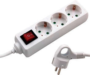 Удлинитель с заземлением СТАРТ S 3X1-ZDV (3роз/1.5м/земля/защита/выкл)