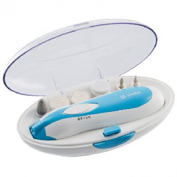 Прибор для маникюра/педикюра DELTA DL-0750 белый с бирюзовым