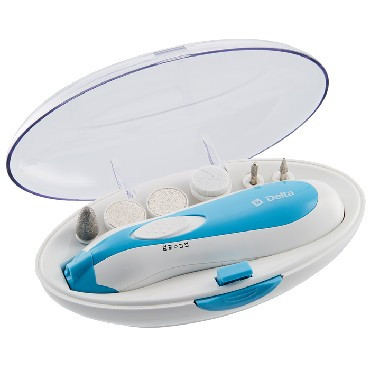 Прибор для маникюра/педикюра DELTA DL-0750 белый с бирюзовым