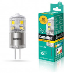 Лампа CAMELION (13862) LED3-G4-JD-NF/830/G4