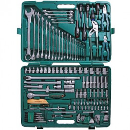 JONNESWAY S04H524128S (S04H524128S18) Набор инструмента универсальный 1/4", 1/2"DR, 128 предметов
