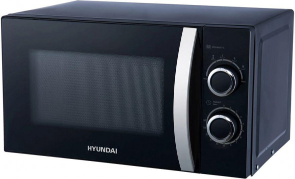 Микроволновая печь HYUNDAI HYM-M2055 черный/серебристый