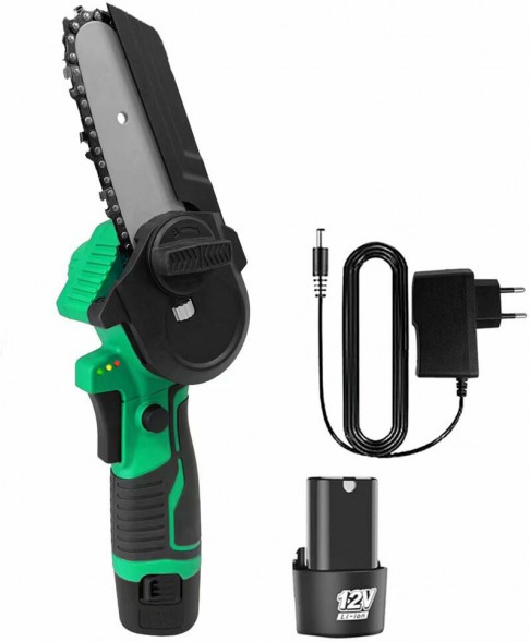 ZITREK GreenSaw 12, аккумуляторная, 12В, 1.5Ач, с двумя аккумуляторами 083-2015