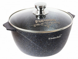 Кастрюля МЕЧТА 42803И Гранит black Induction Pro 2л