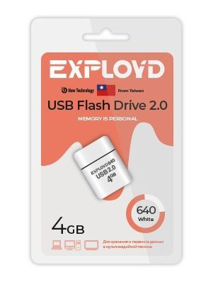 USB флэш-накопитель EXPLOYD EX-4GB-640-White