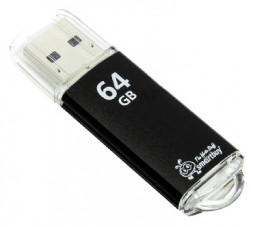 USB флеш SMARTBUY (SB64GBVC-K) 64GB V-CUT BLACK