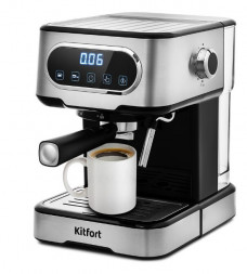 Кофеварка капельная KITFORT KT-765 серебристый/черный