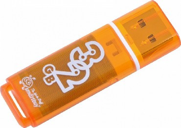 USB флеш SMARTBUY (SB32GBGS-Or) 32GB GLOSSY SERIES ORANGE