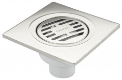 Трап САНАКС тр00012 Трап пластиковый 150х150 вертикальный нержавейки