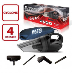 Автомобильный пылесос AVS PA-1011 (4 насадки)