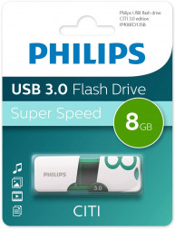 Флеш накопитель PHILIPS CITI3.0 8Gb белый (FM08FD135B/97)