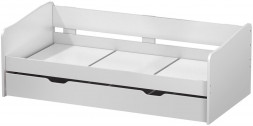 Кроватка POLINI Кровать детская выдвижная Polini kids Fun 4200, белый (4кор)
