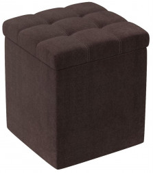 Пуф BONMEBEL Пуф Квадро ткань коричневая (1 пак.)