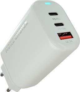 СЗУ MORE CHOICE (4610196409639) NC79 СЗУ 1USB+2Type-C 3.0A PD 65W быстрая зарядка White