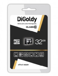 Карта памяти DIGOLDY MicroSDHC 32GB Class10 - б/а