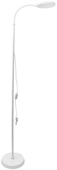 Торшер ULTRAFLASH (15737) UF-833 C01 белый (LED cвет-к напольный, настольный, 12Вт, 3 в1, круг)