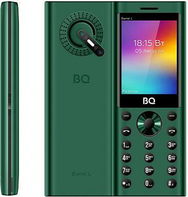Телефон мобильный BQ 2458 Barrel L Green/Black
