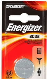 Элементы питания ENERGIZER CR2032 BL1 LITHIUM 3V (E301021302)