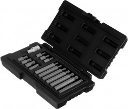 Набор бит STELS Набор бит TORX, хвостовик-шестигранник, 10 мм, CrV, 15 предметов 11315 STELS Набор бит TORX, хвостовик-шестигранник, 10 мм, CrV, 15 предметов 11315