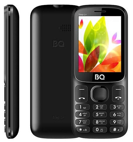 МОБИЛЬНЫЕ ТЕЛЕФОНЫ СТАНДАРТ GSM BQ 2440 Step L+ Black