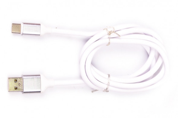 USB кабель HARPER SCH-730 WHITE (USB TYPE C, 1м, оплетка силикон)