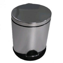 Хозяйственные товары САНАКС 112-212 Ведро из нержавеющей стали с педалью овальное 12