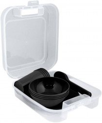 Набор посуды MULTIDOM «Пикник» МГ84-194 (Черный) MULTIDOM «Пикник» МГ84-194 (Черный)