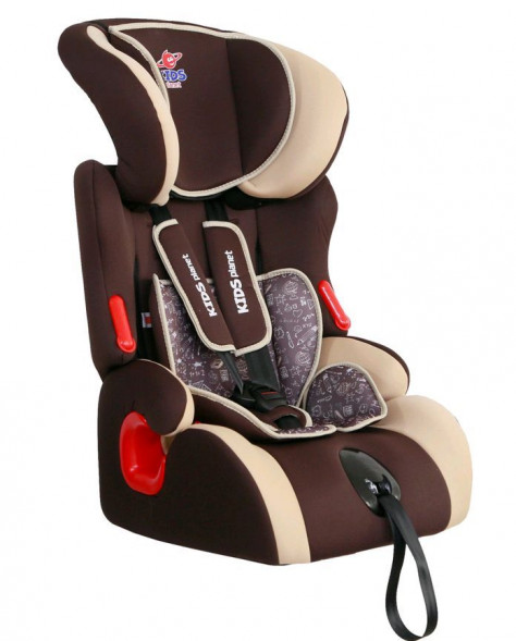 Автокресло детское KIDS PLANET (KRES2549) Calipso, коричнев. Капучино