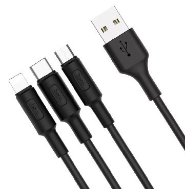 Кабель HOCO (6957531080145) X25 USB (m) - Type-C (m) 1.0m - черный