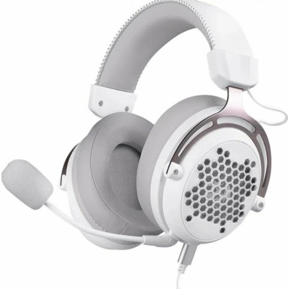 Гарнитура REDRAGON Игровая гарнитура Diomedes USB, звук 7.1, легкий, белые