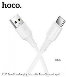 Кабель HOCO (6942007658911) X120a ,для Type-C, 1 м, White