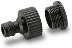 Штуцер KARCHER G1 Д.вх.3/4 Д.вых.1 черный (2.645-007.0)