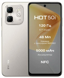 Смартфон INFINIX Hot 50i X6531B 4/256Gb Grey Titanium
