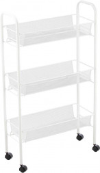 Этажерка UNISTOR FREYA 3-х ярусная на колёсиках с глубокими корзинками 211256