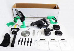 Набор инструментов ZITREK (GreenCut 20, ZKBL20, GreenSaw 20 Extra Power) 3 в 1, 1х2.0Ач, 1х4.0Ач 082-2022