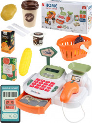 Игрушка NO NAME Игровой модуль Касса (36 предметов,свет,звук,2*AA не вход.32х10х18см) (арт. 2315906)