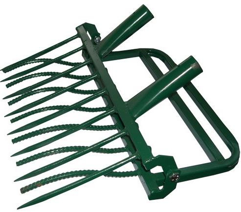 УЗБИ СУПЕР-ЗЕМЛЕКОП КОВАНЫЙ-8 садово-огородный рыхлитель