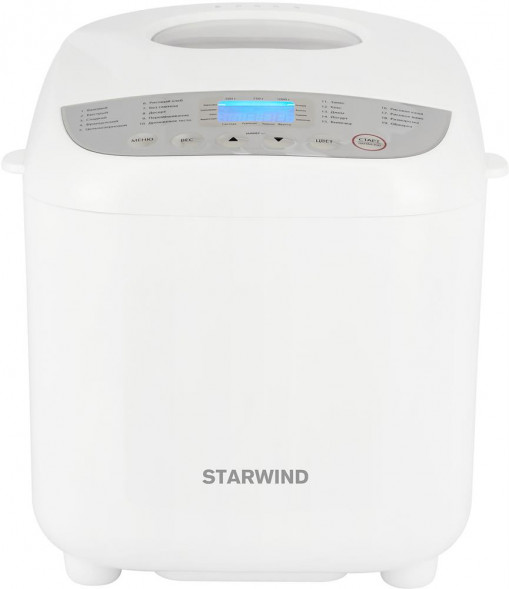 Хлебопечь STARWIND SBM2085 600Вт белый/серебристый