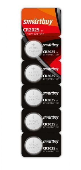 Элементы питания SMARTBUY (SBBL-2025-5B) CR2025/5B