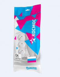 Удлинитель КОСМОС YKSM5M-3G(6A)E