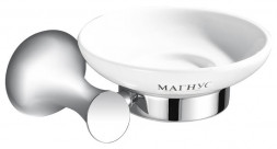 Мыльница MAGNUS 85004 Мыльница керамическ с креплением к стене (2)