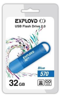 USB флэш-накопитель EXPLOYD 32GB-570-синий