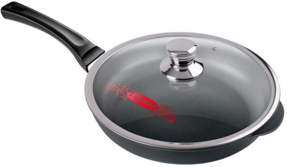 РОССИЯ Сковорода 260/55мм Классик пласт/руч. с кр. (п/у), с2611а