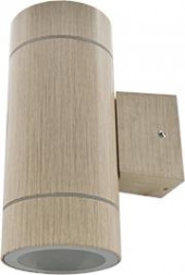 Светильник накладной влагозащищенный ECOLA FW53W2ECH GX53 LED 8013A 2*GX53 светлое дерево