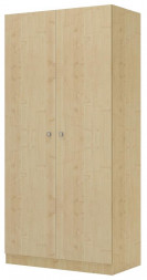 Шкаф POLINI Шкаф двухсекционный Polini kids Simple, натуральный (2кор)