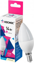 Светодиодная лампа цоколь Е18 КОСМОС LkecLED14wCNE1430 14W/E14/3000K