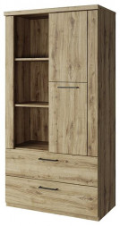 Модульная мебель АНРЭКС DOORSET Шкаф 1D2S3N. Цвет ДУБ НАВАРРА (2 уп.)