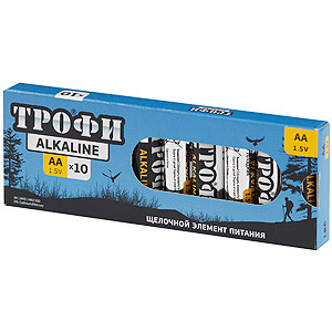 Элементы питания ТРОФИ LR6-10 BOX (100)