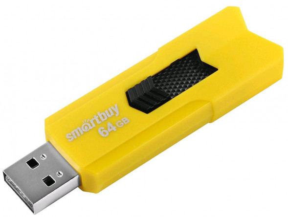 USB флеш SMARTBUY (SB64GBST-Y) 64GB STREAM YELLOW