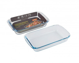 Форма для выпечки MALLONY Felicit, объем 1,6 л, из боросиликатного стекла, прямоуг формы, с ручками (007180)